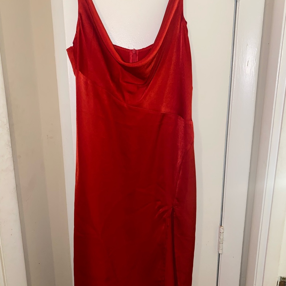 Red Slip Dress